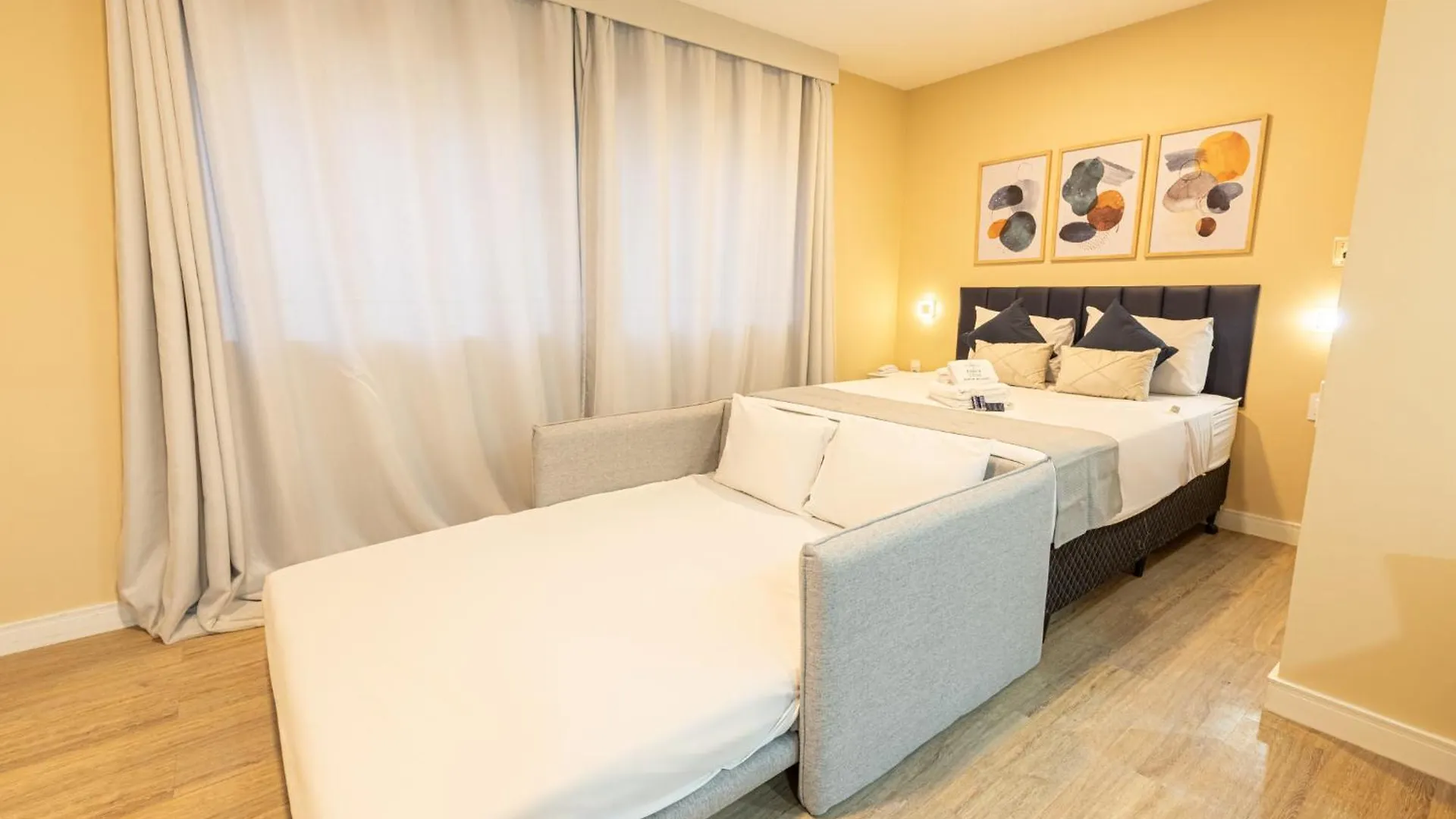 Apartmán Easy Star - Lindo Flat C/Vaga No Jardim Paulista - Du01I São Paulo Brazílie