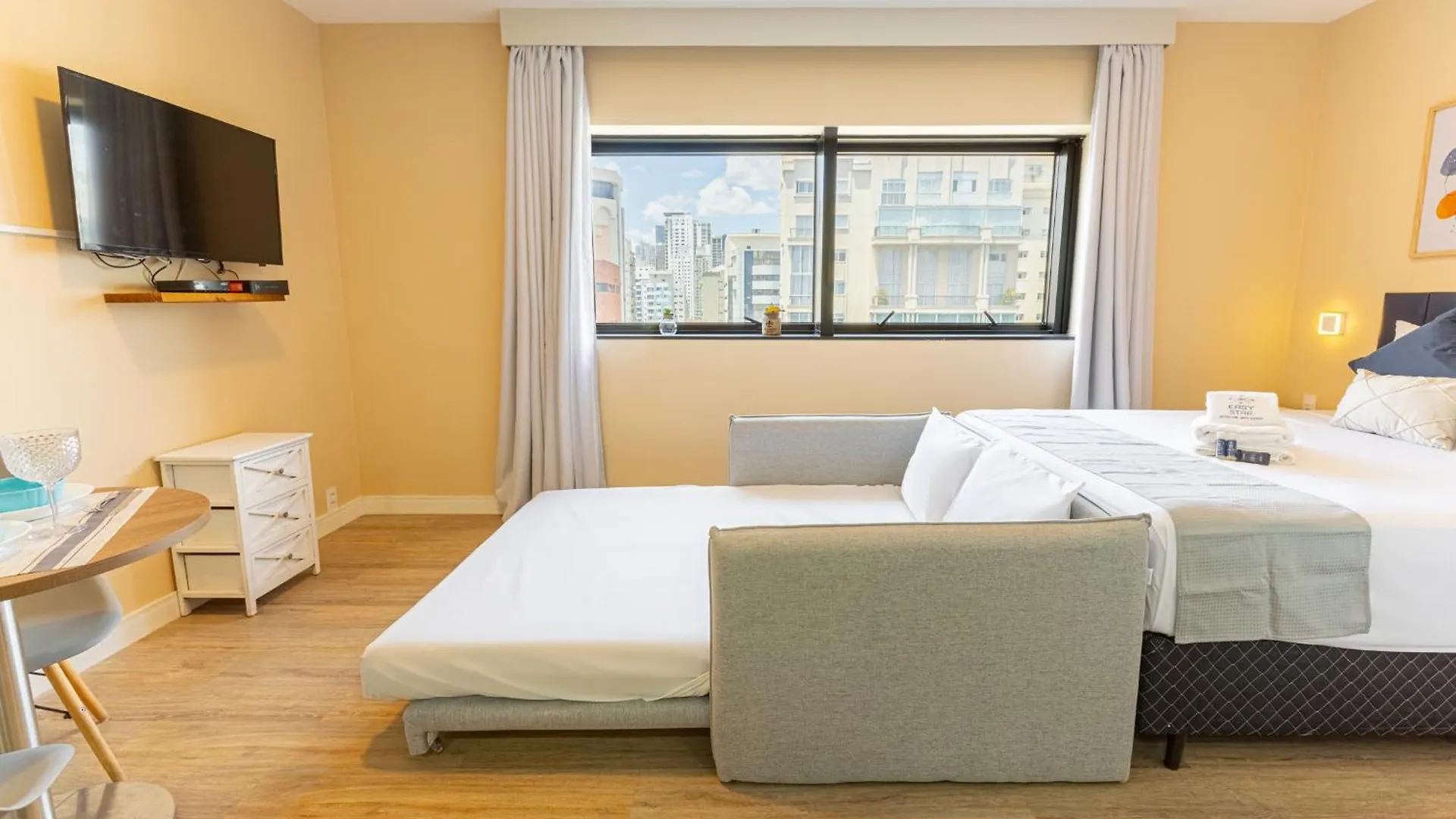 Apartmán Easy Star - Lindo Flat C/Vaga No Jardim Paulista - Du01I São Paulo