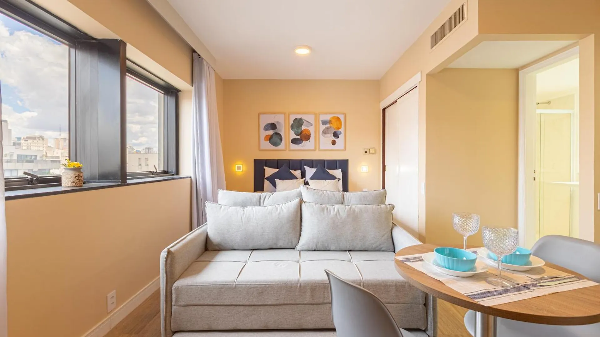 Easy Star - Lindo Flat C/Vaga No Jardim Paulista - Du01I Apartment Sao Paulo