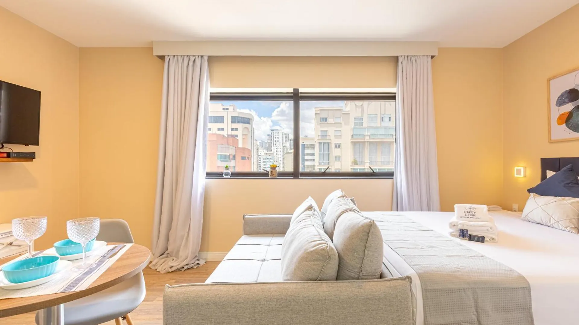 Easy Star - Lindo Flat C/Vaga No Jardim Paulista - Du01I Apartment Sao Paulo 0*,